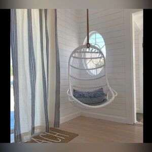 Pottery Barn Set of Rivera Stripe Curtains